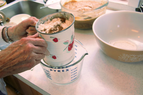 Step 12 - Measure out the Flour