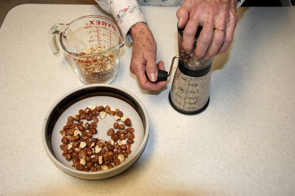 Step 2 - Chop Hazelnuts