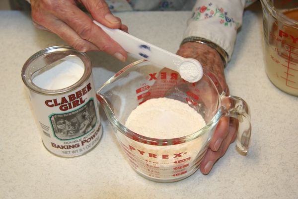 Step 7 - Add Baking Powder