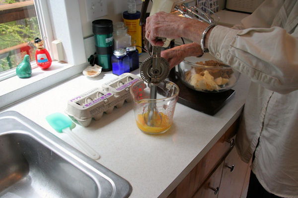 Step 8 -  Beat the Eggs