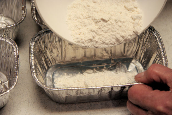 Step 17 - Flour Pans 