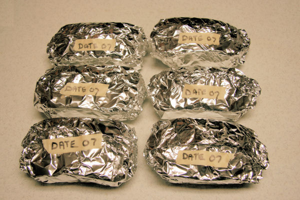 Step 24 - Wrap in Foil for Freezing