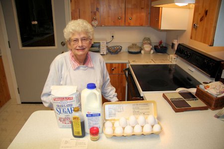 Making Egg Custard