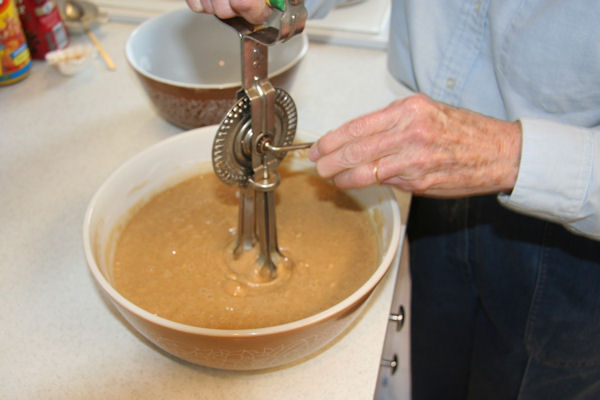 Step 16 - Use Egg Beater to Mix 