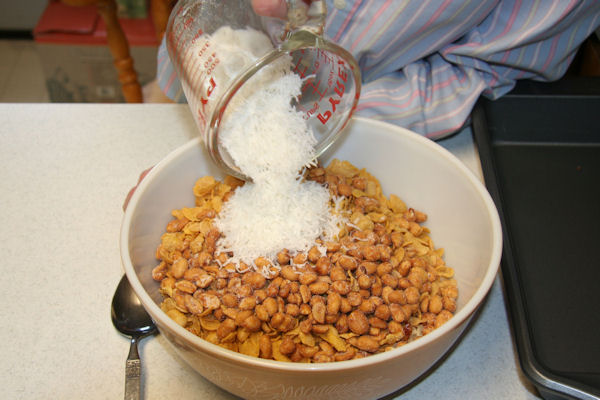 Step 5 - Coconut into Bowl