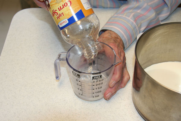 Step 12 - Measure Corn Syrup