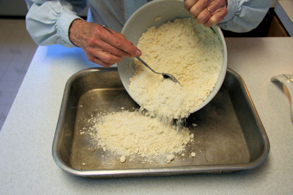 Step 7 - Mixture into Pan