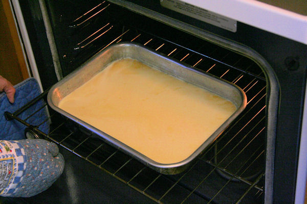 Step 18 - Into the Oven
