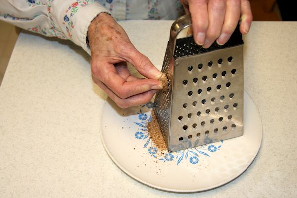 Step 2 - Grate Nutmeg