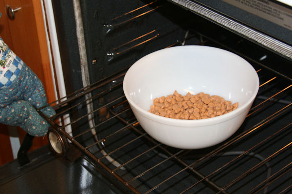 Step 4 - Morsels into Oven