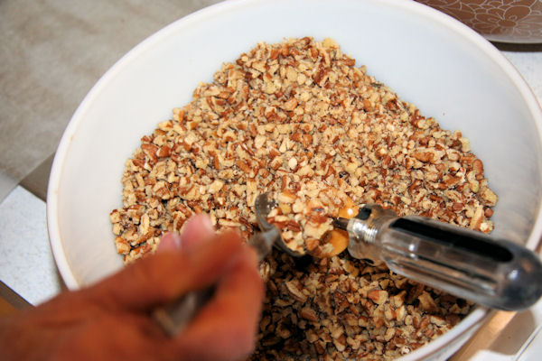 Step 12 - Roll in Pecans