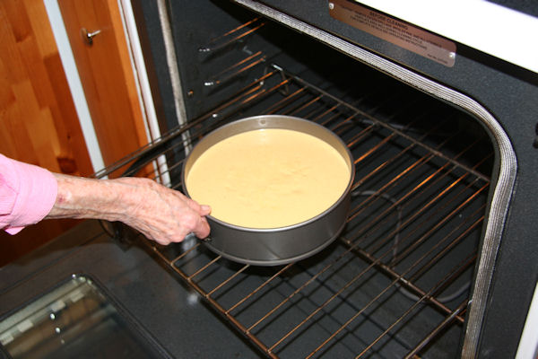 Step 20 - Into the Oven 
