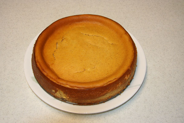 Step 24 - Our Finished Pumpkin Cheesecake 