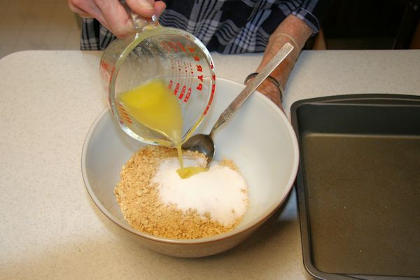 Step 4 - Add Melted Butter