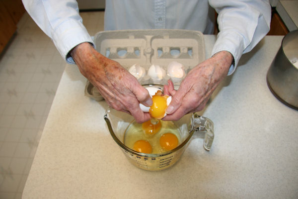 Step 5 - Crack Eggs