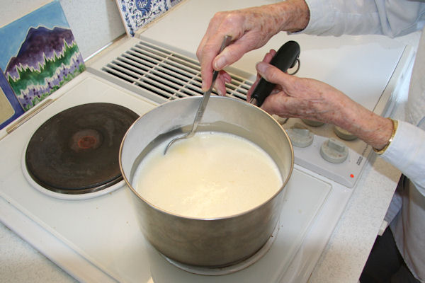 Step 12 - Stir Pudding