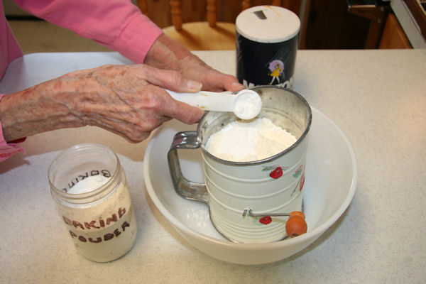 Step 2 - Add Baking Powder