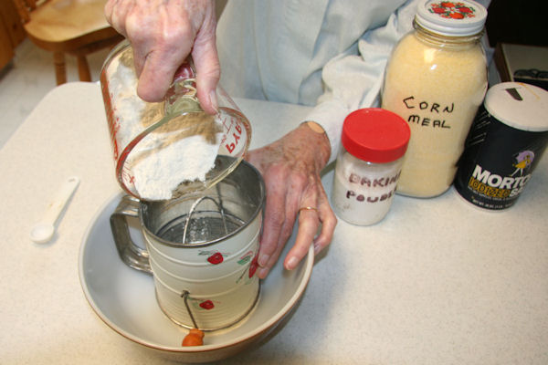 Step 2 - Put Four into Sifter