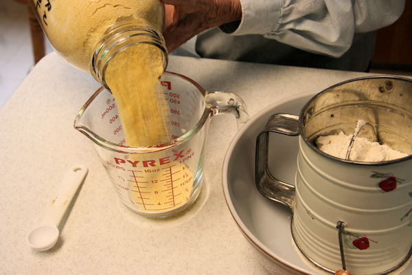 Step 3 - Measure Cornmeal