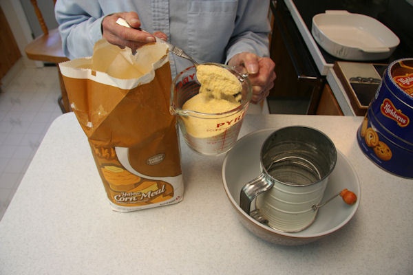 Step 3 - Measure Cornmeal