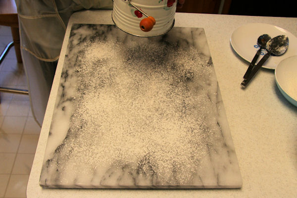 Step 20 - Flour Board, Hands