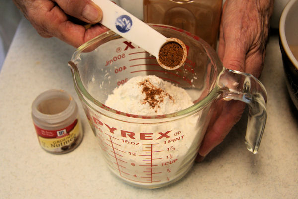 Step 16 - Add Nutmeg