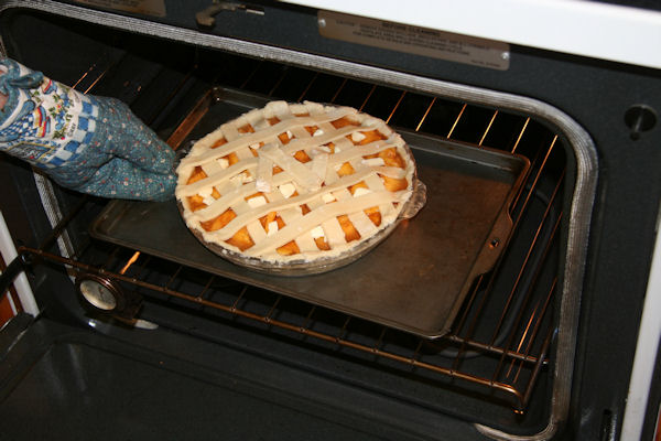 Step 23 - Into the Oven