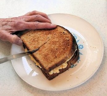 Bernice Noll Making Sandwiches