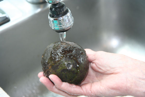 Step 3 - Wash Avocado