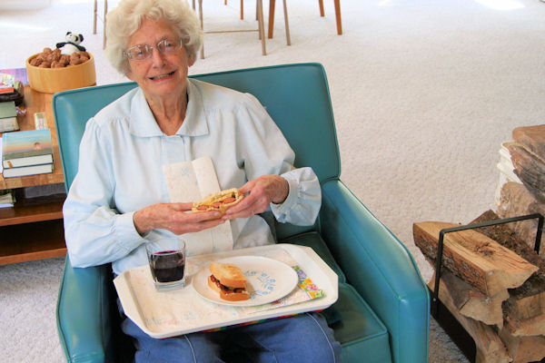 Step 13 - Bernice Grabs a Bite
