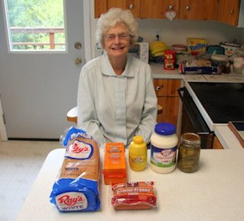 Making Hot Dog Sandwiches