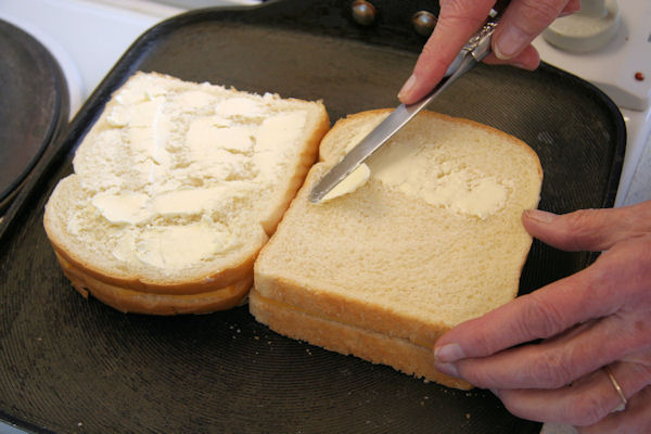 Step 6 - Butter Top On the Grill