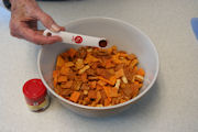 Cheddar Cashew Chex Snacks Step 7