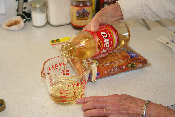 Step 6 -  We Measure out the Corn Syrup