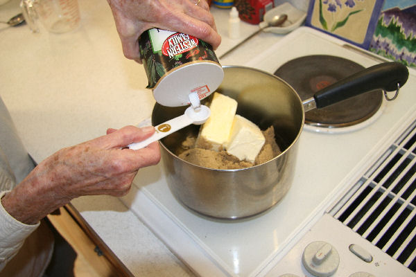 Step 8 -  All Ingredients into the Pan