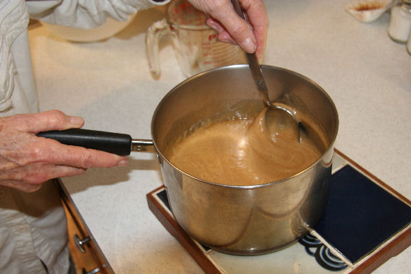 Step 13 -  Stir in the Baking Soda