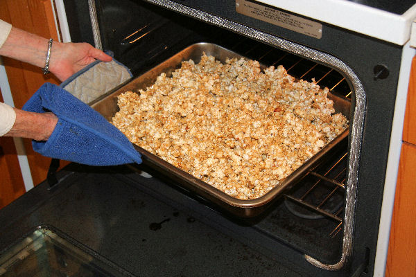 Step 16 -  Back into the Oven