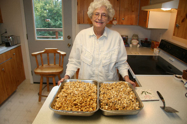 Step 19 -  Our Finished Batch of Caramel Popcorn