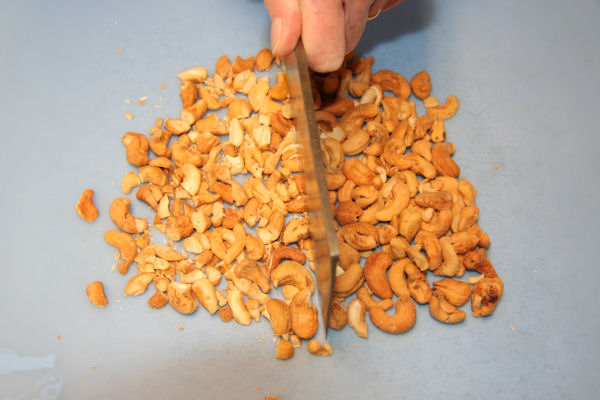 Step 2 - Chop Cashews