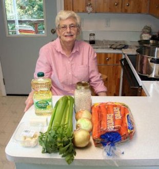 Making Beef Barley Soup