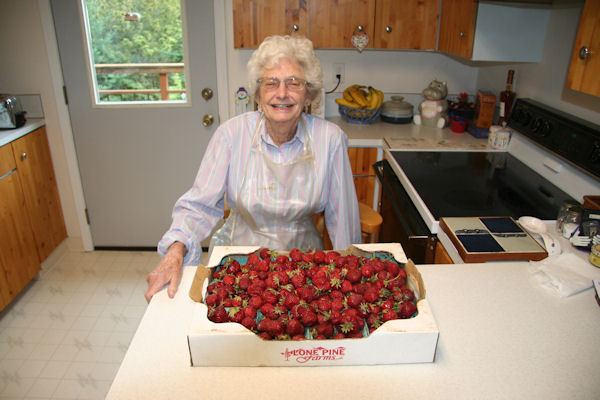 Step 1 -  We Pick Fresh Strawberries