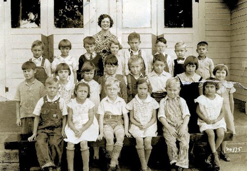 Bernice Noll in First Grade Class