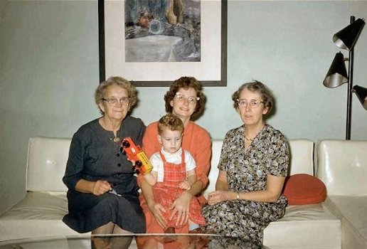 Son, Mother, Grandmother, and Great Grandmother