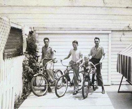Mark, Paul, JC and Loren (in Basket)