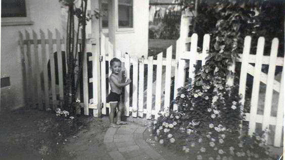 Loren near the New Fence