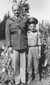 My Dad at Grampa's Gig Harbor Farm 1938 - 15 