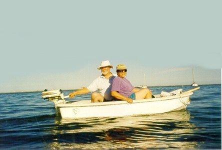 JC and Laura Noll in Their Yacht