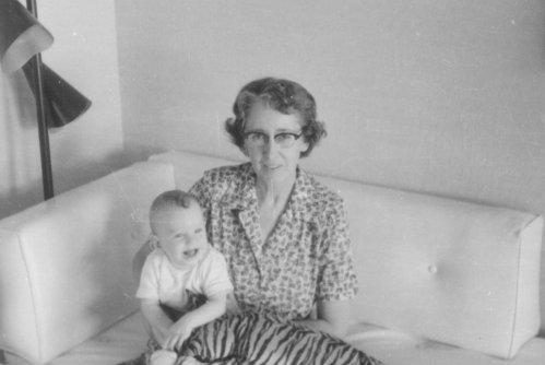 Chet with Grandmother Chase
