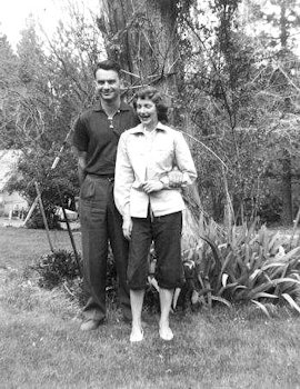 Couple in Golden Gate Park, San Francisco