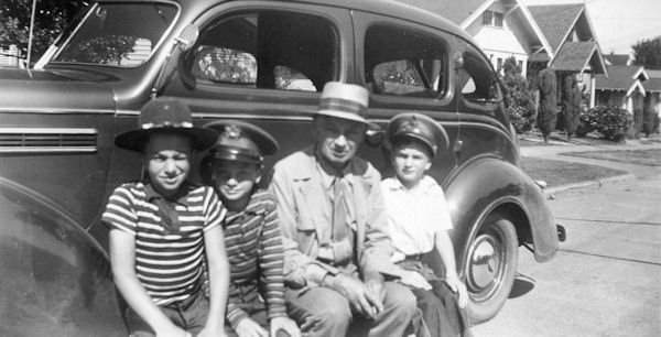 Grampa and his Three Grandsons - 31 